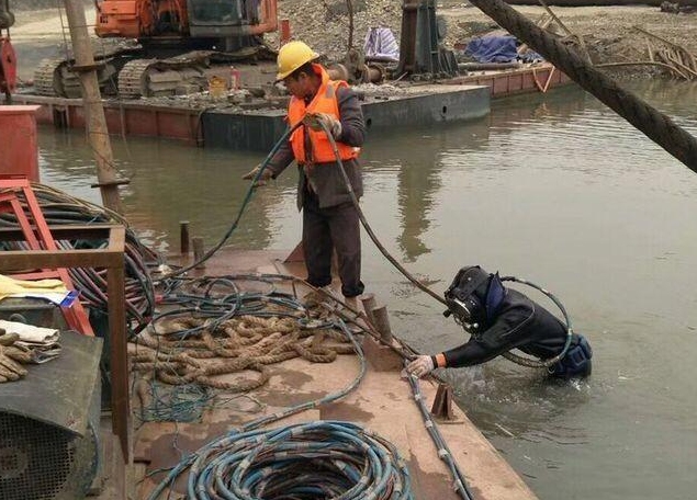 湖滨潜水封堵打捞